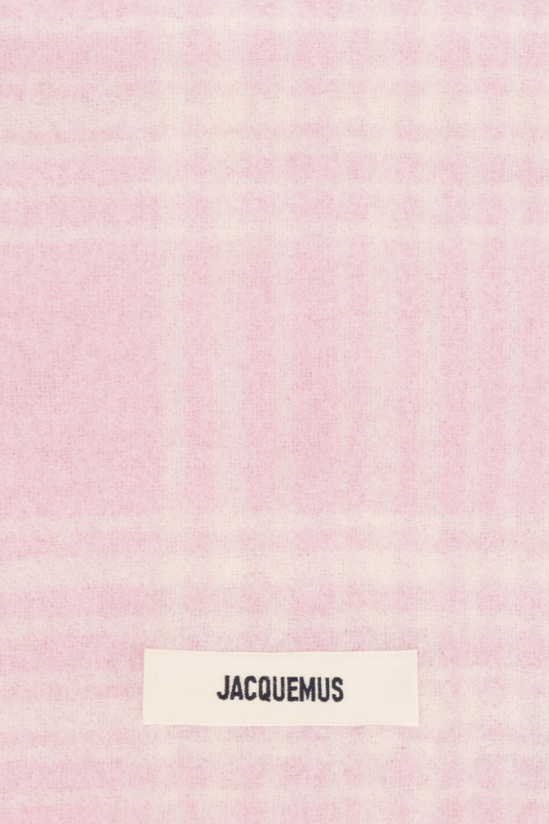Pink ‘Carro’ checked scarf Jacquemus - Vitkac GB